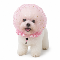 Bonnet anti-moustiques pour chien, taille réglable, filet fin pour le visage des animaux de compagnie, pour Bichon Maltese Pomeranian