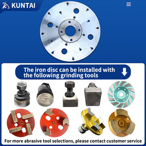 Le disque en <span class=keywords><strong>fer</strong></span> de la machine à terrazzo de type 350 peut être adapté à l'installation de divers blocs de meulage diamantés et de têtes de coupe en alliage. - Product Image 5