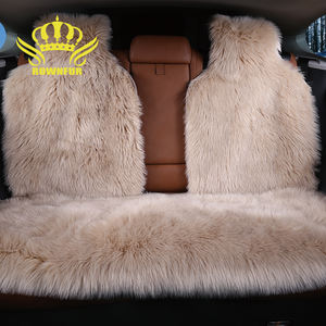 Housses de siège de luxe en peau de mouton véritable pour Tesla Model <span class=keywords><strong>3</strong></span>/Model Y Accessoires de voiture par Land Cruiser - Product Image 6