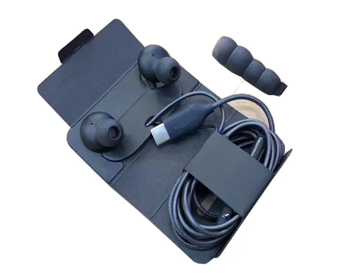 Fones de ouvido USB C HIFI estéreo tipo C fones de ouvido mãos livres tipo C fones de ouvido para Samsung Note10 S20 S22