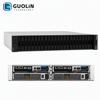 Lenovo ThinkSystem DE4200H 2U24, Sistema de Almacenamiento en Red (SAN) Híbrido con Flash Array, 64 GB, Controlador Dual, 25/10GbE ISCSI, 16/32Gb FC, 12Gb SAS, 96 Unidades, 2.3PB