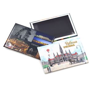 Imán Rectangular Personalizado para Refrigerador, 80X53mm 90X65mm, Recuerdo Turístico de Ciudades y Países, Decoración para el Hogar, Regalo - Product Image 1