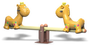 Balancín Infantil <span class=keywords><strong>para</strong></span> Exteriores, Jardín de Infancia, Parque Comunitario, Plaza, Instalación de Entretenimiento, Tabla de PE, Balancín Personalizado - Product Image 4