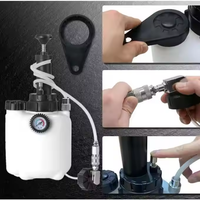 Kit d'outils de purge et d'extraction de liquide de frein portable pour réparation automobile