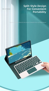 Custodia con Tastiera Wireless <span class=keywords><strong>2</strong></span>-in-1 per <span class=keywords><strong>Tablet</strong></span> <span class=keywords><strong>Samsung</strong></span> <span class=keywords><strong>Galaxy</strong></span> Tab A11 / A9 Plus 11 Pollici, Cover Sottile Folio con Porta Penna - Product Image 4