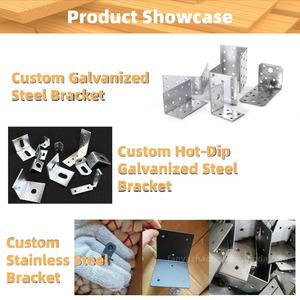 Custom Oem Zwart Roestvrij Staal Plank Beugel Gezamenlijke Haakse Beugel L Vorm Zware Metalen Hoekbeugel Plank Supporter - Product Image 6