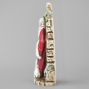 Statua <span class=keywords><strong>di</strong></span> Babbo Natale Inginocchiato con Bambino Gesù, Statua <span class=keywords><strong>di</strong></span> Babbo Natale per Esterni, Statua <span class=keywords><strong>di</strong></span> Babbo Natale Cantante - Product Image 5