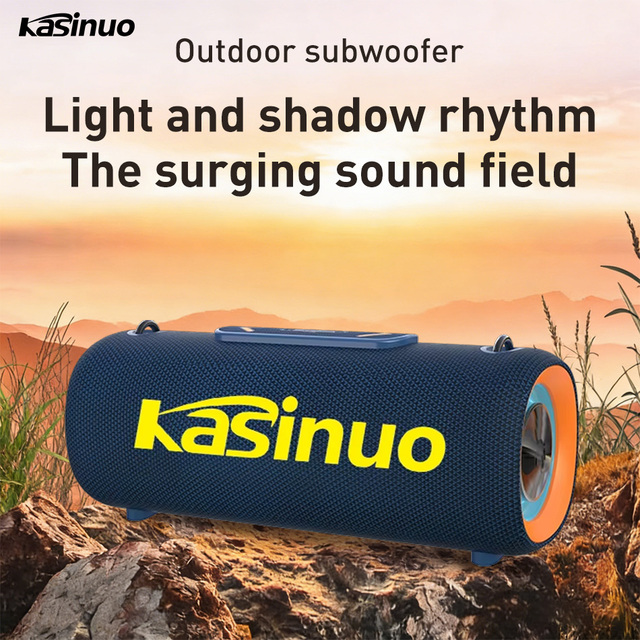 New KSN 40W RGB LED Wireless for Portable Speaker for Outdoor Parties Computer Use Family BBQ & Music Player