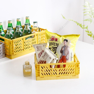 Cestas Proins al por Mayor, Cajas de Almacenamiento Plegables para Escritorio, Cestas de Plástico Apilables Portátiles para Mesa, Organizadores de Escritorio para Oficina - Product Image 3