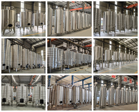 TEKBREW Vineyard Grapery Utilisation Petit réservoir à vin en acier inoxydable 200l 300l 500l 1000 Litres Serbatoio Inox Per Vino