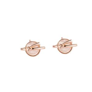 Boucles d'oreilles clous en opale, Aretes De Plata 925, boucles d'oreilles clous pour femmes, Aretes Pendientes, collier en or rose, ensemble de bijoux boucles d'oreilles et bague - Product Image 4