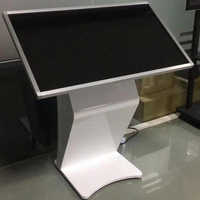 Venta caliente Soporte de piso Kiosco interactivo Sistema Android Pantalla horizontal Información interactiva Monitor de pantalla táctil Quiosco