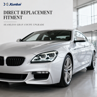 Pour BMW Série 6 F06 2011-2013, ensemble de phares, double couleur, Angel Eye LED, phare avant modifié, éclairage automobile, remplacement