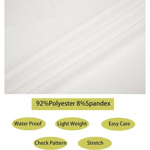 Camisa de Vestir Personalizada para Hombre, Manga Larga, Blanca, de Algodón y Elastano, Antiarrugas, Corte Casual de Negocios - Product Image 5