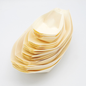 Bateau jetable en bois de bambou d'usine <span class=keywords><strong>Shushi</strong></span> pour la nourriture de partie - Product Image 5