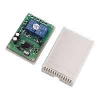 Interruptor remoto de 315/433Mhz 12V, sistema de Control remoto de dos canales para control remoto de luz/motor/puerta de garaje