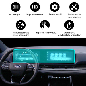 Xe màn hình cảm ứng bảo vệ phim cho Ford lãnh thổ 2023 Tempered Glass bảo vệ màn hình bảng điều khiển đa phương tiện màn hình thủy tinh - Product Image 4