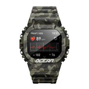 Reloj Inteligente Ruidun OCEAN Personalizado con Llamadas Bluetooth, Monitor de Ritmo Cardíaco, Brújula, Calendario, Resistente al Agua IP68, Cuadrado, <span class=keywords><strong>Control</strong></span> <span class=keywords><strong>Remoto</strong></span> Magnético - Product Image 3