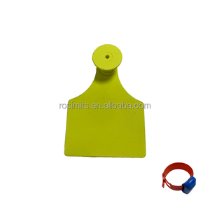 Nouvelles étiquettes d'oreille en plastique colorées personnalisées <span class=keywords><strong>YUSTON</strong></span> - Étiquettes d'identification du bétail gravées au laser pour bovins, moutons, porcs - Product Image 1