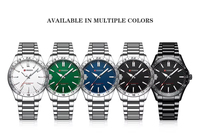 Montre à quartz de luxe étanche en acier inoxydable, lumineuse, personnalisée OEM, style minimaliste, haut de gamme pour les voyages d'affaires