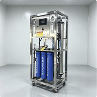 Système de traitement d'eau par osmose inverse en acier inoxydable commercial, filtre de purification pour eau pure 250 500 1000 2000 LPH