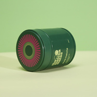 Boîte Métallique Ronde Vide Personnalisée pour Emballage de Thé Matcha avec Couvercle Hermétique Scellé, 20g 30g 50g