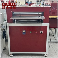 Machine pneumatique CADDY pour le lustrage et l'élimination des plis du cuir, rouleau de calandrage du cuir, machine de gaufrage industrielle