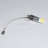 Accessoires pour véhicules, systèmes d'éclairage automobile, ampoules intérieures et de commodité, ampoules blanches jaunes H3 24smd 3030 24led, ampoule LED pour voiture, phare antibrouillard