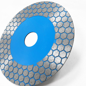 Lame de scie diamantée <span class=keywords><strong>Fine</strong></span> Turbo pressée à chaud et à froid pour la découpe de carreaux de céramique, marbre, porcelaine, disque de coupe, chanfreinage à 45 degrés, meulage - Product Image 3
