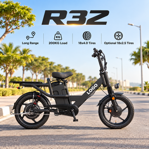 จักรยานบรรทุกไฟฟ้า R32 ขนาด 18 นิ้ว 48V 750W 500W พร้อมยาง 18x4.0 สำหรับการส่งของในเมือง - Product Image 1
