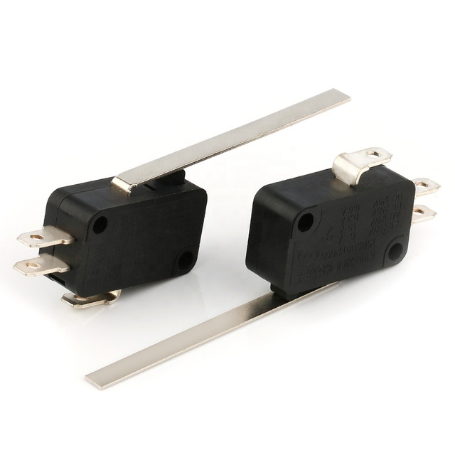 Micro Switch 3 Pin Side Blade Long Lever Micro on Off Switch