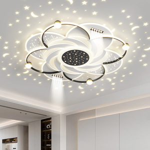 Lampes de plafond à LED modernes et atmosphériques, luminaire principal de luxe, montage en surface, télécommande 110v/220v 188W 2.4G, éclairage à intensité variable - Product Image 1