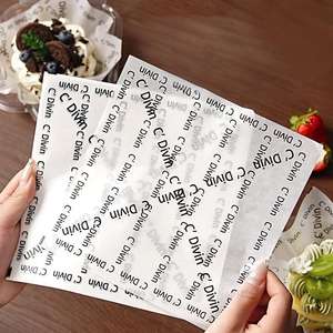 Papel Antigrasa de 40g para Envolver Sándwiches, Hamburguesas, Sushi, Regalos, con Impresión Personalizada, Grado Alimenticio - Product Image 1