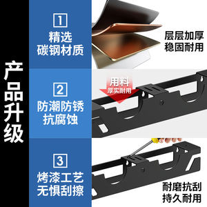 Angle Grinder <b>Storage</b> Rack 41cm Carbon Steel Wall Mounted <b>Tool</b> Organizer For Workshop Garage - Product Image 4