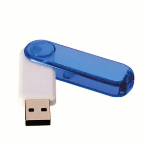뜨거운 판매 플라스틱 회전 USB 스틱 CE ROHS 인증 스위블 USB 플래시 드라이브