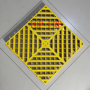Baldosas de Plástico Antideslizantes para Piso de Garaje, con Sistema de Drenaje y Enclavamiento, para Talleres de Lavado de Autos - Product Image 1