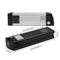 Baterai Sepeda Listrik Silver Fish 24V/36V/48V Baterai Lithium-ion Isi Ulang untuk E-bike Kustomisasi OEM/ODM