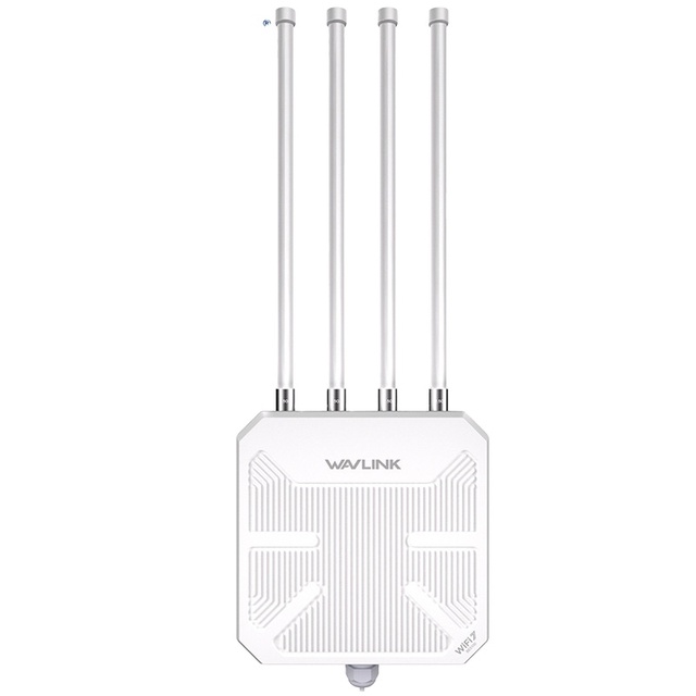 WAVLINK WN573HBE2  High Power Waterproof BE5100 Outdoor WiFi Extender Dual Band Wi-Fi Signal Booster WiFi 7 Wireless Mesh Router