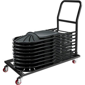 Jh-mech-silla plegable multifunción, carrito de almacenamiento y transporte para sillas plegables de resina y madera de plástico - Product Image 1