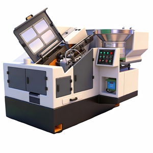 เครื่องรีดเกลียวสแตนเลสอัตโนมัติ Heling Machinery สำหรับสายการผลิตสกรูยิปซัม ความเร็ว 40-50 ครั้ง/นาที กำลังการผลิต 380V มอเตอร์เกียร์บ็อกซ์ - Product Image 1