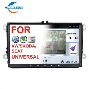 MKD-188L Android 8.1 Quad Core เครื่องเล่น DVD มัลติมีเดียรถสำหรับ Skoda เก่า Quadvia 2014 รถนำทาง GPS วิทยุวิดีโออัตโนมัติสเตอริโอ