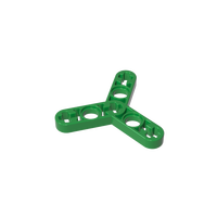 Gobricks GDS-1045 Pièces de blocs de construction en plastique ABS à l'échelle 1:8 44374 Poutre rotative à 3 lames fines