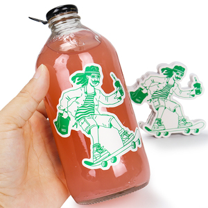 Customized Printing <strong>Thick</strong> Base Material Label Sticker Logo Waterproof Adhesive <strong>Vinyl</strong> <strong>Thick</strong> Die Cut Sticker - Product Image 6