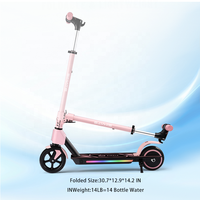 14km/s Hıza Kadar Ulaşabilen Elektrikli Scooter, Çocuklar İçin En İyi Yaz Hediyesi, 6.5 İnç 2 Tekerlekli Elektrikli Scooter, 5~8km Menzil, Ayakla Çalıştırma, Güvenli E-Scooter