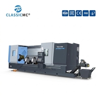 TCK1000 CNC-Schrägbett-Drehmaschine mit breiter Spindelbohrung für dickwandige Stahlrohre und Hülsenbauteile – Hochvolumige Drehbearbeitung