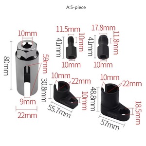 Automotive Oxygen Sensor <strong>Socket</strong> Wrench Remover <strong>Tool</strong> and Thread Chaser Set - Product Image 4