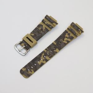 สายนาฬิกาซิลิโคนลายพรางใหม่ ขนาด 16 มม. สำหรับนาฬิกา <span class=keywords><strong>Casio</strong></span> <span class=keywords><strong>G</strong></span>-<span class=keywords><strong>Shock</strong></span> รุ่น GWB5600 DW56000 DW6900 - Product Image 5