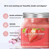500g Private Label All Honey Sugar Bath Scrubs Whitening and Brightening Body Scrub Gel for Dry Skin Whipped Body Butter