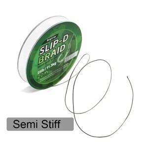 Ligne tressée <span class=keywords><strong>semi</strong></span>-<span class=keywords><strong>rigide</strong></span> 20m pour la pêche à la carpe, 25/35/50lb, pour accessoires de montage de montages à cheveux de pêche à la carpe - Product Image 3