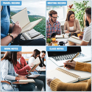 Bìa cứng 300 trang lót xoắn ốc kế hoạch đôi dây b5 đại học cai trị tạp chí máy tính xách tay với 100 gsm giấy dày - Product Image 6